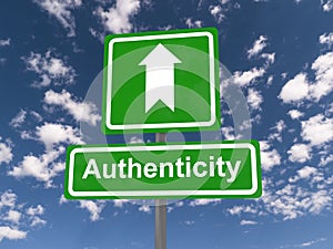 Authenticity sign photo