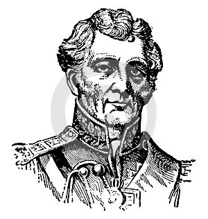 Author Wellesley Wellington, Duke of Wellington, vintage illustration