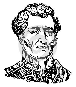 Author Wellesley Wellington, Duke of Wellington, vintage illustration