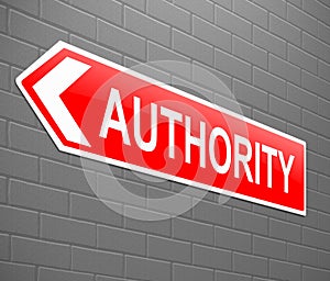 Authority concept.