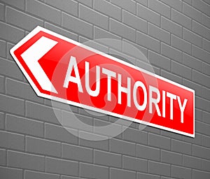 Authority concept. photo