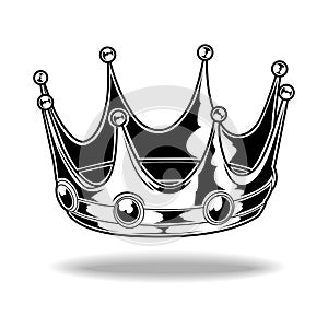 Crown Black And White King Queen Vector 22