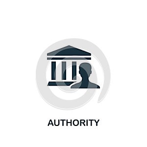 Authority icon. Creative element design from content icons collection. Pixel perfect Authority icon for web design, apps, software