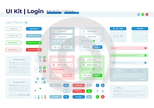 Authorization UI elements kit