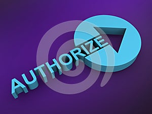 authorize word on purple