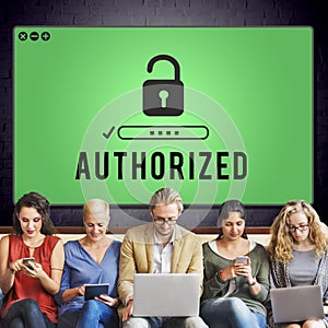 Authorized Access Opened Pass Authority Concept