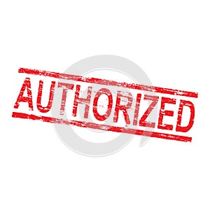 Authorized Rubber Stamp