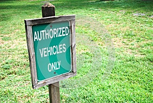 Authorized sign