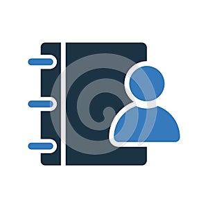 Authorship icon. Simple editable vector graphics