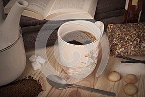 Authum morning coffee cup