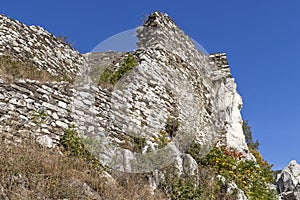 Autimn view of ruins of Medieval Asen`s Fortress, Bulgaria