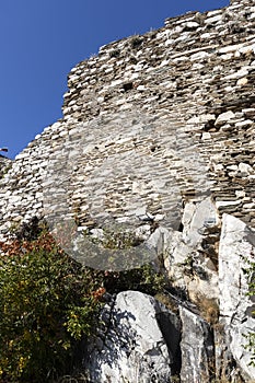 Autimn view of ruins of Medieval Asen`s Fortress, Bulgaria