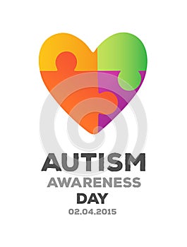 Autism awareness design vector