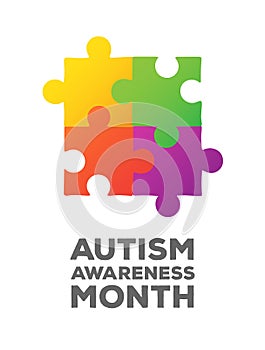 Autism awareness design vector