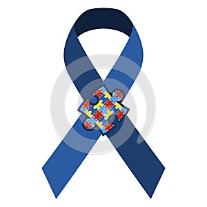 Autism Awareness Ribbon