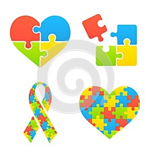 Autism awareness symbols