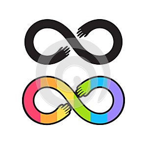 Autism infinity symbol photo