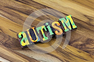 Autism spectrum developmental disability disorder autistic syndrome photo