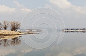 Autmn lake landscape