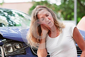 Auto Accident Causes Painful Whiplash Injury