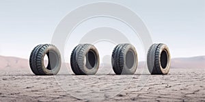 auto background object rubber tyre isolated wheel car tire white automobile. Generative AI.