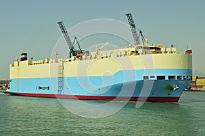 Auto car carrier ship