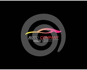 Auto car logo inspiration template design