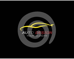 Auto car logo inspiration template design