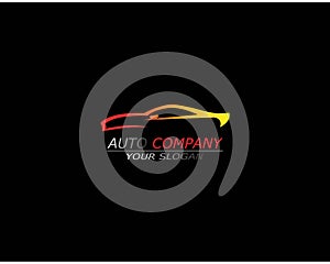 Auto car logo inspiration template design