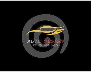 Auto car logo inspiration template design