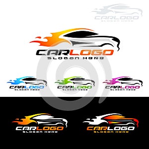 Auto Car Logo for Sport Cars, Rent, wash or Mechanic