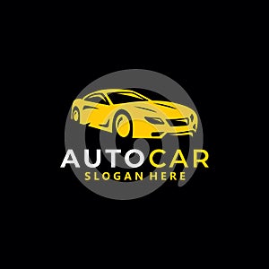 Auto car logo vector design template