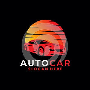 Auto car logo vector design template
