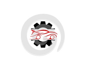 Auto car service logo template