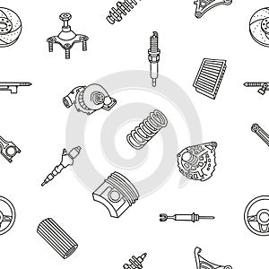 Auto car spare parts background