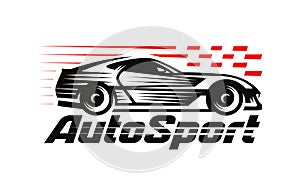 Auto Car Sport Logo Illustration