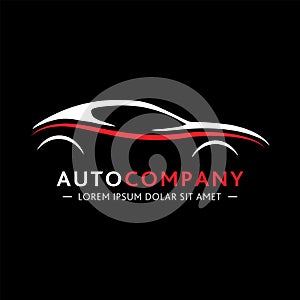 Auto Company Logo Design. Vector and illustration.