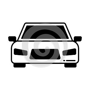 Auto Half Glyph Style vector icon which can easily modify or edit photo