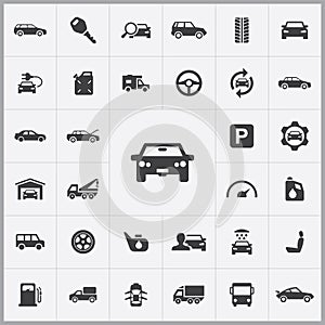 Auto icons universal set