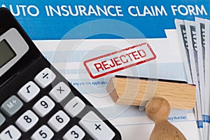 Auto insurance claim form