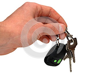 Auto keys in hand