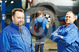 Auto mechanic portrait