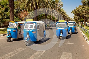 Auto rickshaw taxis