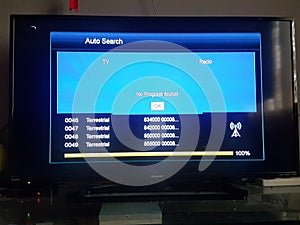 Auto search program for freeview channel