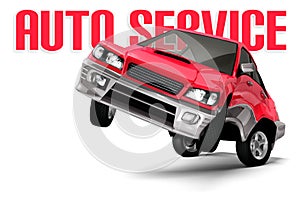 Auto Service Concept