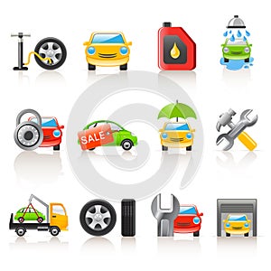 Auto service icons