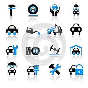 Auto service icons