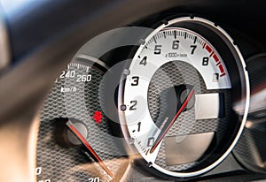 Auto speed control dashboard