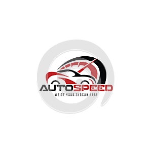 Auto speed logo vector Premium Vector car logo