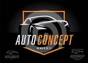 Auto sports car logo design